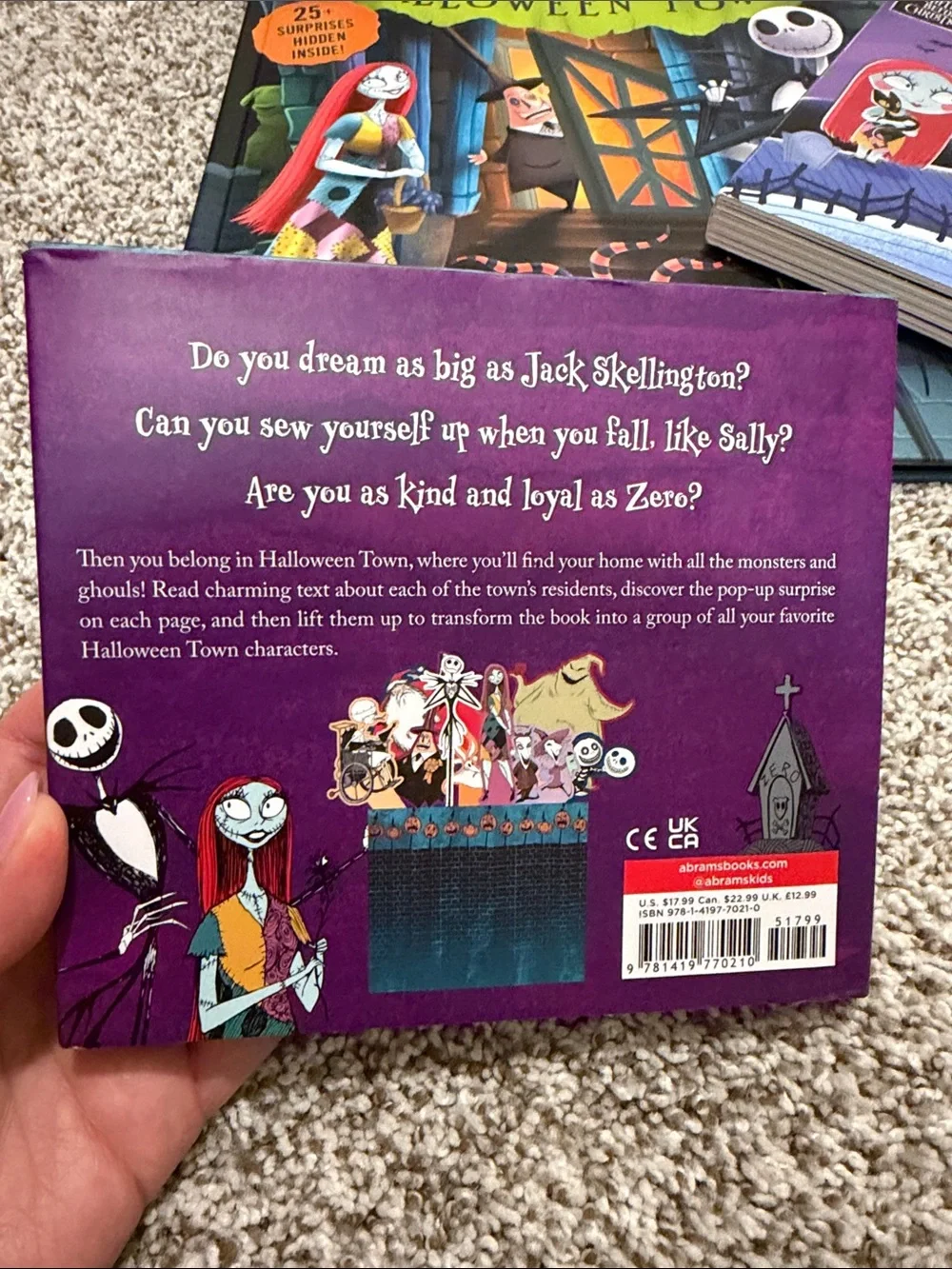 Disney The Nightmare Before Christmas Kids' 3 Piece Book Set